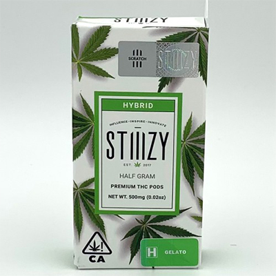 Stiiizy vape pod near Agoura Hills bought online for delivery from Emerald Perspective.