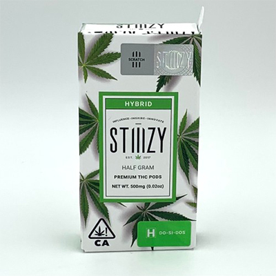 Stiiizy vape pod near Buellton bought online for delivery from Emerald Perspective.