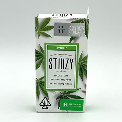 Stiiizy vape pod near Fillmore bought online for delivery from Emerald Perspective.