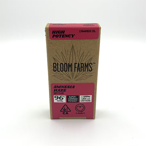 Bloom Farms vaporizer cart sold for marijuana vape delivery near Goleta.