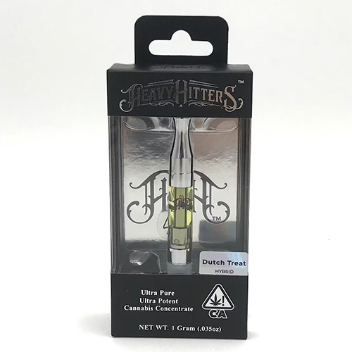 Heavy Hitters vape cart for Summerland THC vape delivery service.